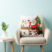 Claus-trofobie: Santa's Koek Chaos Crew Kussen (Stoel)