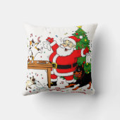 Claus-trophobia: Santa’s Cookie Chaos Crew Kussen (Achterkant)