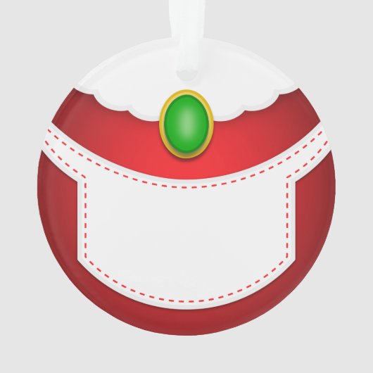 Clause Belly Ornament (achterkant)