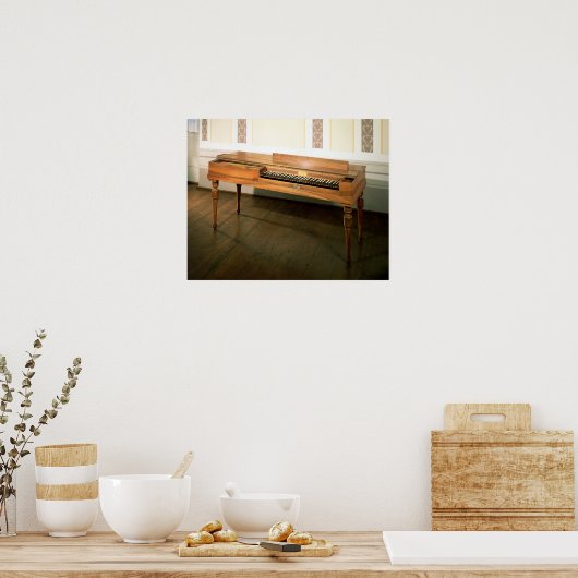 Clavichord, ooit eigendom van Franz Joseph Haydn Poster (Keuken)