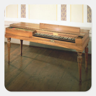 Clavichord, ooit eigendom van Franz Joseph Haydn Vierkante Sticker