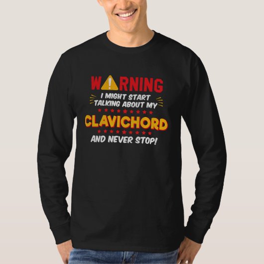 Clavichord Player Joke Graphic T-shirt (Voorkant)