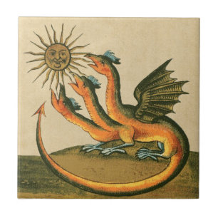 Clavis Artis Alchemy Dragons Tegeltje