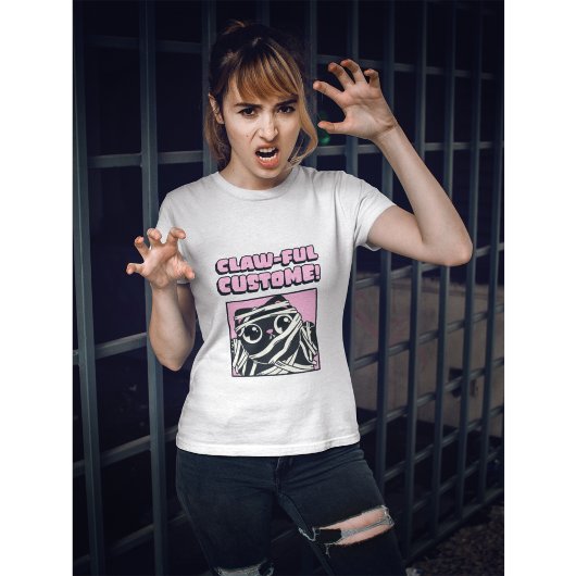 Claw-full kostuum Grappig Halloween T-shirt