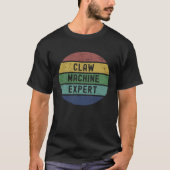 Claw Machine Expert Cool Distressed Sunset Graphic T-shirt (Voorkant)