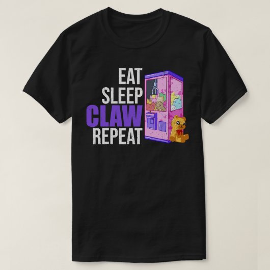 Claw Machine Gift Skill Kraan Machine T-shirt (Design voorkant)