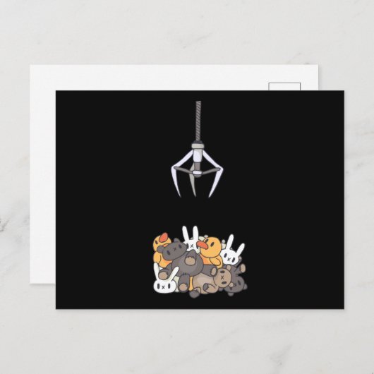 Claw Machine Kawaii Briefkaart (Voorkant / Achterkant)