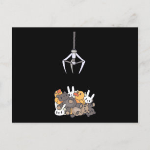 Claw Machine Kawaii Briefkaart