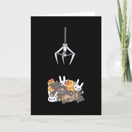 Claw Machine Kawaii Kaart (Voorkant)