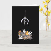 Claw Machine Kawaii Kaart (Gele Bloem)