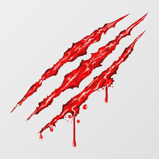 Claw-merken Raamsticker (Vel)