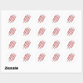 Claw-merken Ronde Sticker (Vel)