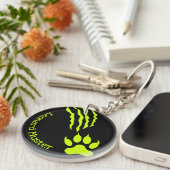 Claw predator - groen sleutelhanger (Voorkant Rechts)