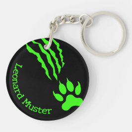 Claw predator - groen sleutelhanger