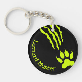 Claw predator - groen sleutelhanger