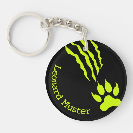 Claw predator - groen sleutelhanger (Voorkant)