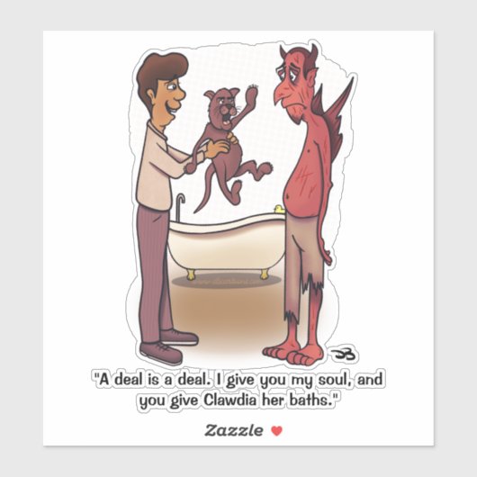 Clawdia Custom Cut Stickers (Vel)