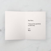 Clawdia Folded Wenskaart Kaart (Binnen)