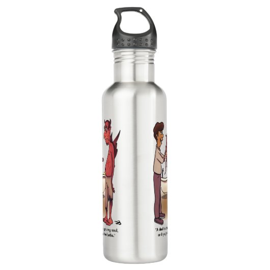 Clawdia Waterfles (Achterkant)