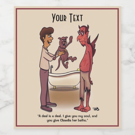 Clawdia Wijn Etiket (Enkel label)