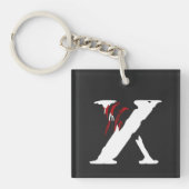 Clawed X Bold Graphic Keychain for Streetwear Love (voorkant)