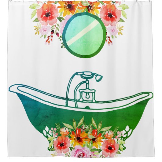 Clawfoot Tub Douchegordijn (Voorkant)