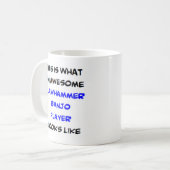 clawhammer banjo player, geweldige koffiemok (Voorkant links)