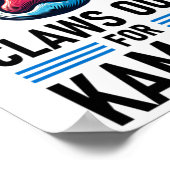 Claws Out voor Kamala Poster (Hoek)