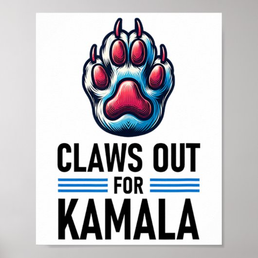 Claws Out voor Kamala Poster (Voorkant)