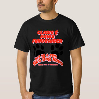 Claws & Paws Fundraisers - De Lijst T-shirt