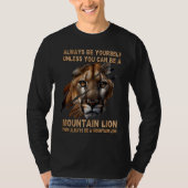 Claws Scratch Ripping Cougar Mountain Lion 1 T-shirt (Voorkant)