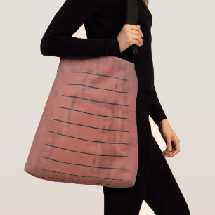Clay Abstract Crossbody Canvas tas door Detailsavv
