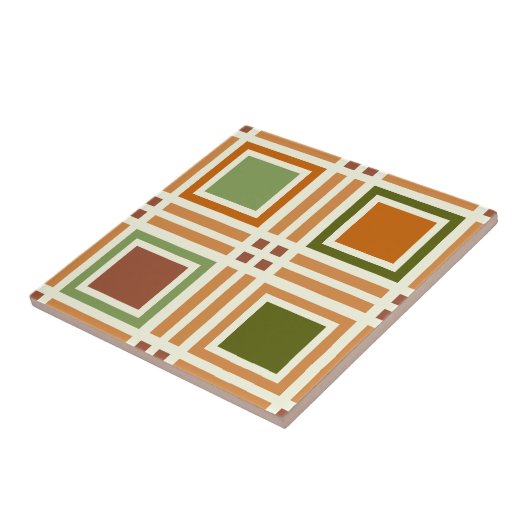 Clay Algae Pattern Tegeltje (Zijkant)