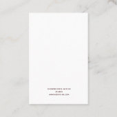 Clay Arch 2 Oorbel Display Visitekaartje (Achterkant)