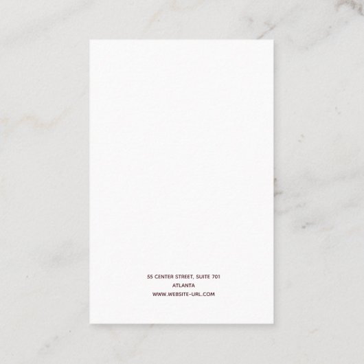 Clay Arch 2 Oorbel Display Visitekaartje (Achterkant)