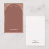 Clay Arch 2 Oorbel Display Visitekaartje (Voorkant / Achterkant)