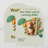 Clay Art Beer Familieverjaardag Kaart (Voorkant / Achterkant)