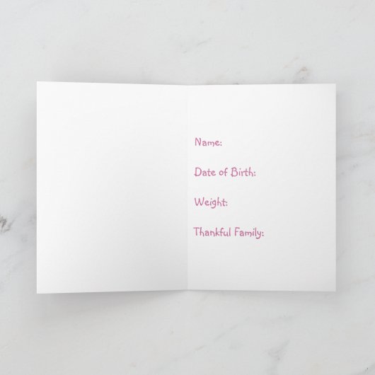 Clay Baby: Geboorteaankondiging: ons geschenk van  Aankondiging (Binnen)