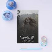 Clay Begrafenisscript Viering van het Life Budget Flyer (Enkel)