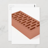 Clay brick briefkaart (Voorkant / Achterkant)