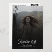 Clay Celebration of Life Begrafenisprogramma Kaart (Voorkant / Achterkant)