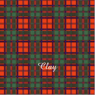 Clay clan Pset Scottish kilt tartan Fotobeeldje Magneet