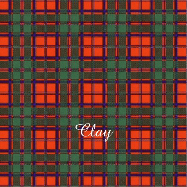 Clay clan Pset Scottish kilt tartan Fotobeeldje Magneet (Voorkant)