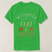 Clay & Coffee Pottery T-shirt (Design voorkant)