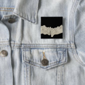 Clay Concretion Vierkante Button 5,1 Cm (In situ)