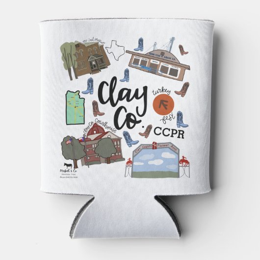 Clay County Blikjeskoeler (Voorkant)