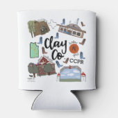 Clay County Blikjeskoeler (Achterkant)