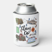 Clay County Blikjeskoeler (Blikje Achterkant)