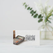 Clay-Crafted Financial Tools Visitekaartje (Staand voorkant)