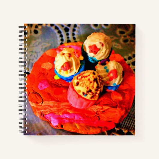 Clay Cupcakes Notitieboek (Voorkant)